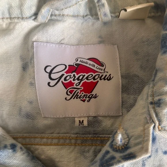 Levi’s Gucci Blue Tie-Dye Denim Jacket - Picture 4 of 6